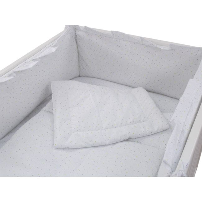 Lenjerie MyKids Little Stars Verde 4 Piese 120x60 00008914