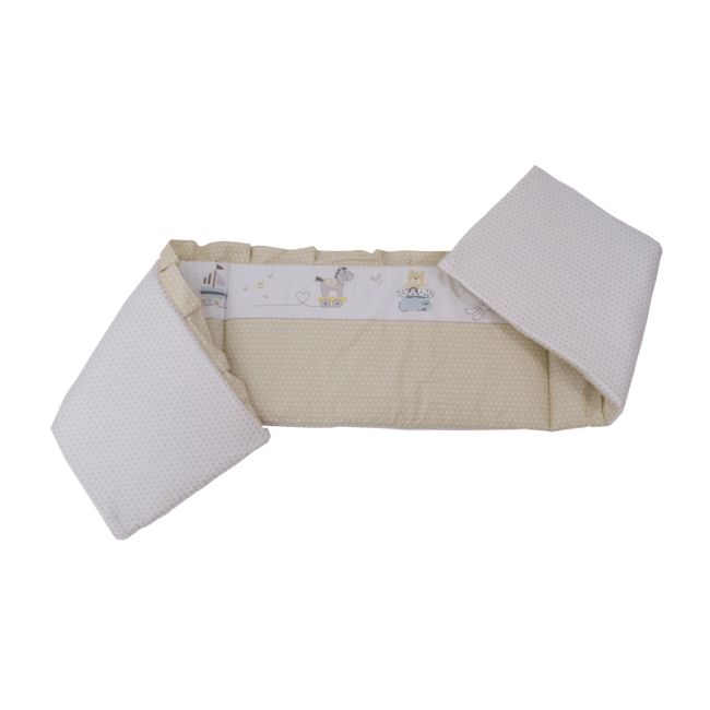 Lenjerie MyKids Teddy Play Bej 4 Piese M2 140x70 00009333