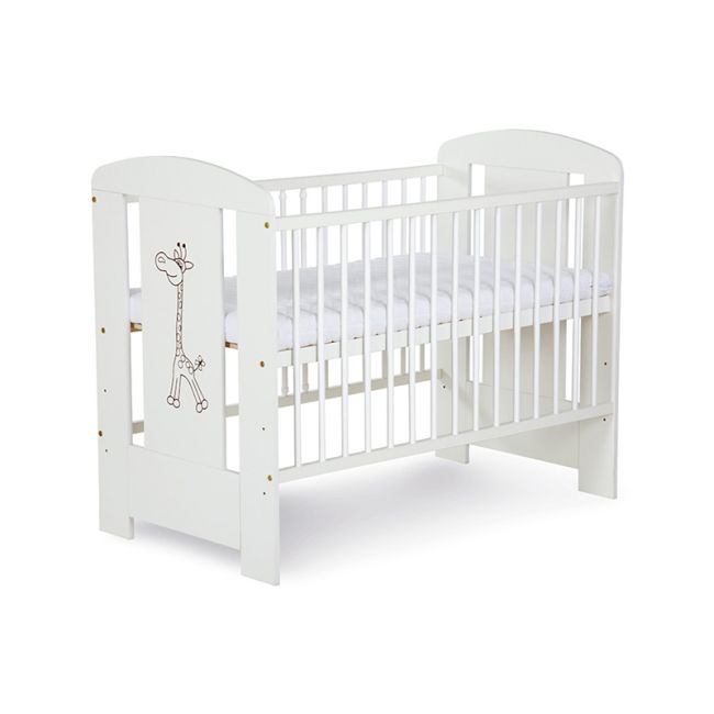 Patut Klups Safari Giraffe Alb + Saltea 12 Confort II 00009556