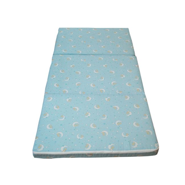 Saltea Pliabila Spuma Poliuretanica 120x60x5 cm - Cat on Moon Albastra 00008300