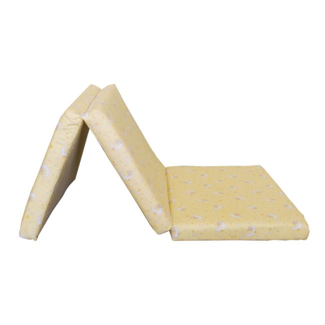 Saltea Pliabila Spuma Poliuretanica 120x60x5 cm - Galbena 00008302