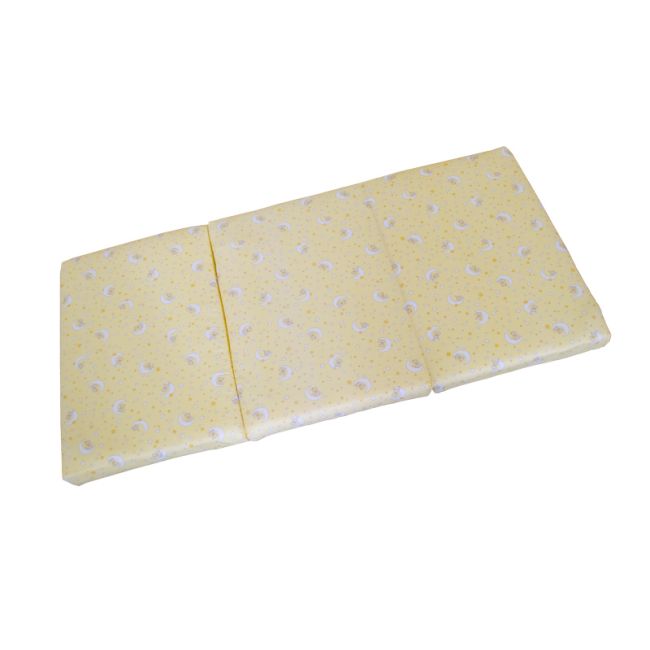 Saltea Pliabila Spuma Poliuretanica 120x60x5 cm - Galbena 00008302