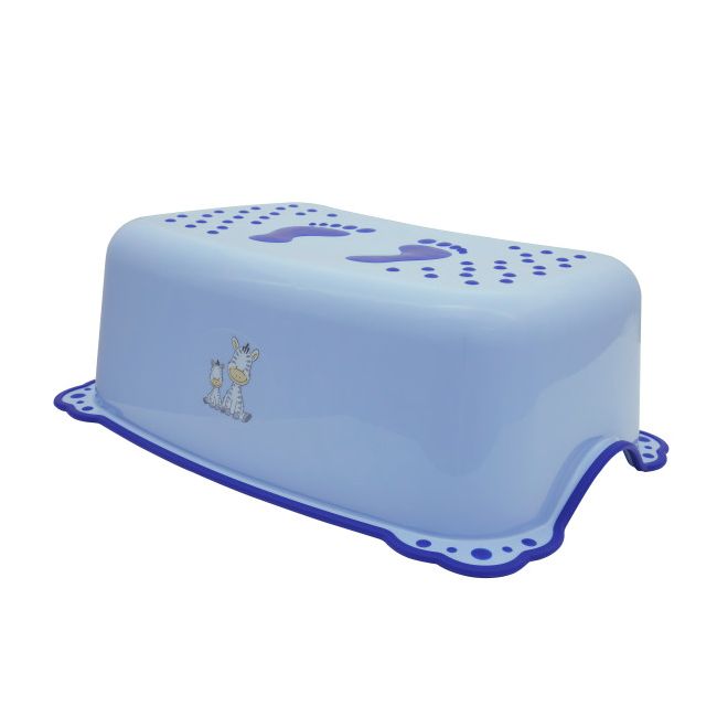 Taburet copii MyKids Zebra Blue antialunecare 00009233