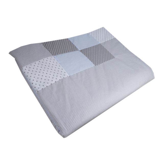 Lenjerie MyKids Dots Blue-Grey 11 Piese 120x60 cm 00071182