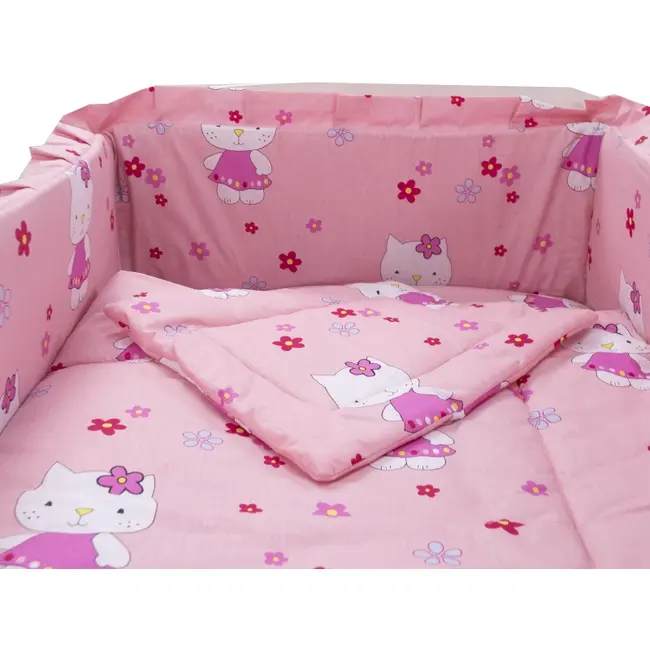 Lenjerie MyKids Kitty 5+1 Piese 120x60 cm 00004557