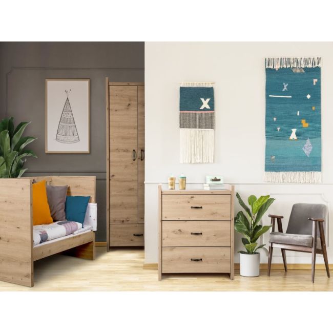 Mobilier Camera copii Si Bebelusi KLUPS AMELIA Oak 00080115