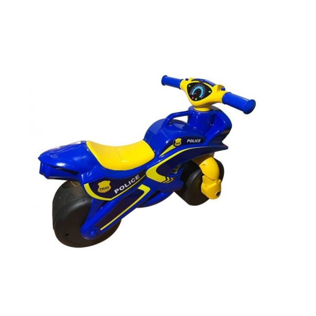 Motocicleta de impins MyKids Police Music 0139/57 Albastru Galben 00080393
