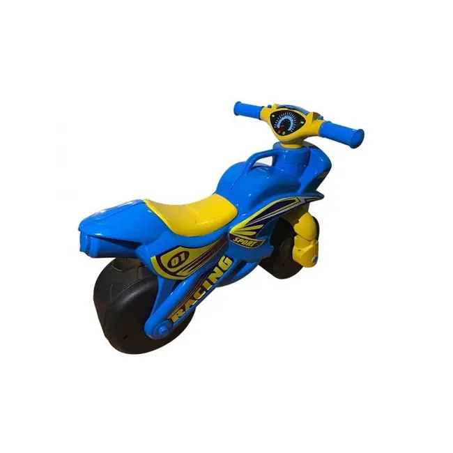 Motocicleta de impins MyKids Racing 0139/1 Albastru/Galben 00070988