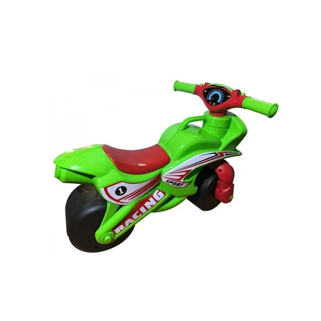 Motocicleta de impins MyKids Racing 0139/5 Verde/Rosu 00070984