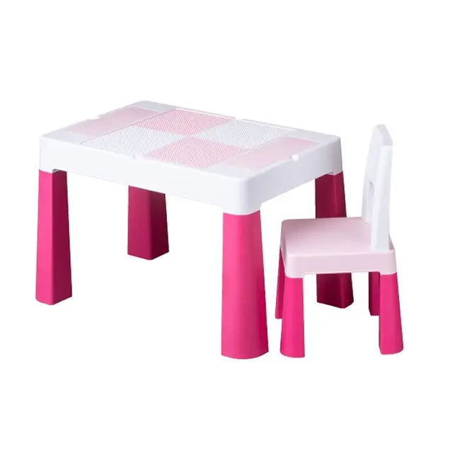 Set masuta cu scaun Tega Lego Multifun Roz 00080440