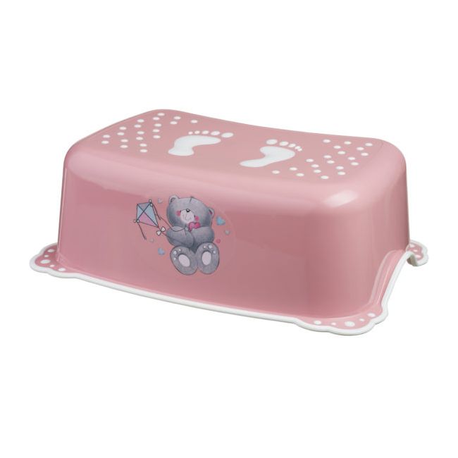 Taburet copii MyKids Bears Pink-White antialunecare 00071363