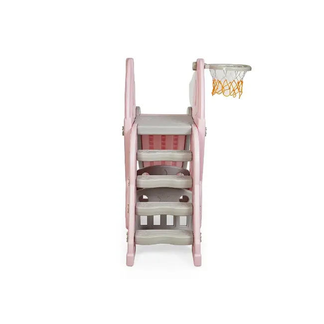 Tobogan MyKids cu cos de baschet Racheta Pink 00080560