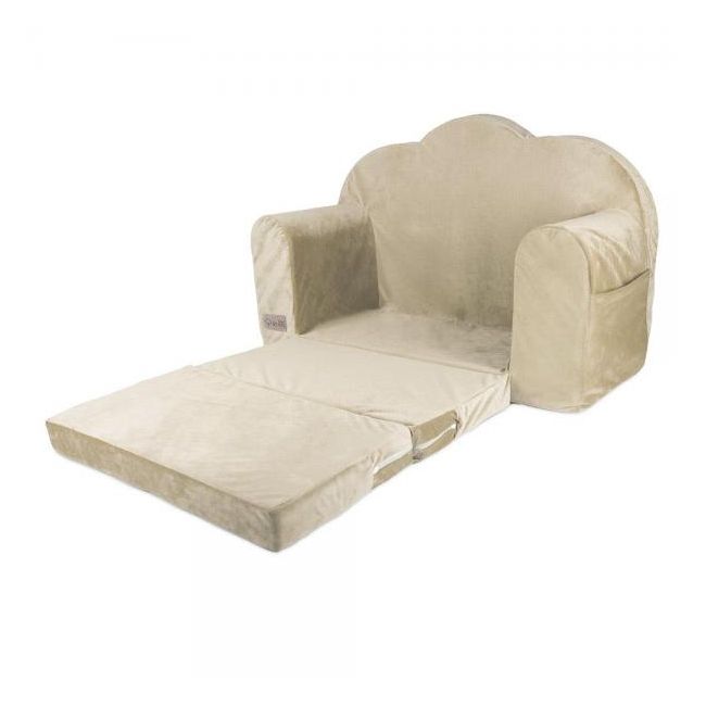 Canapea extensibila Klups catifea beige V110 00085267