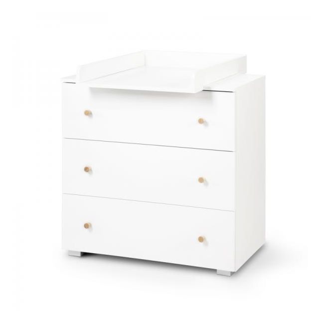 Comoda copii de infasat KLUPS Karolina alb-natur 00080967