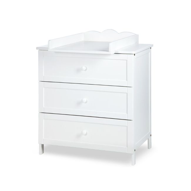 Comoda pentru infasat Klups Oliver Alb 00080806