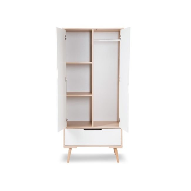 DULAP KLUPS SOFIE NATUR-ALB 00080553