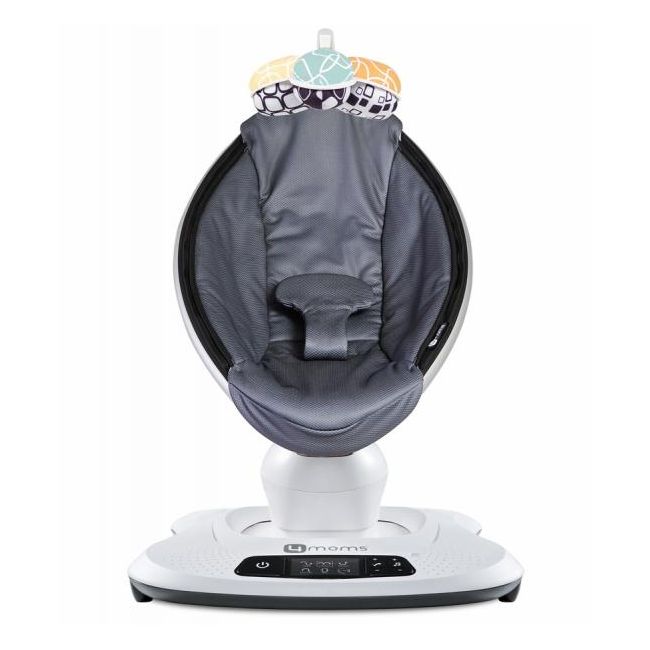 Fotoliu Balansoar Bebelusi 4MOMS MamaRoo 4.0 COOL MESH DARK-GREY 00071295