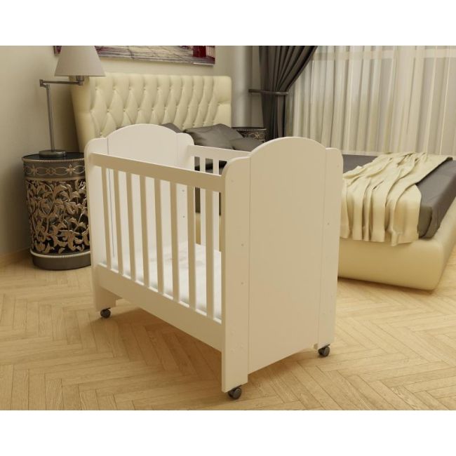 Patut MyKids MOKSI cu lat. demontabila Alb-Alb D101 00080915