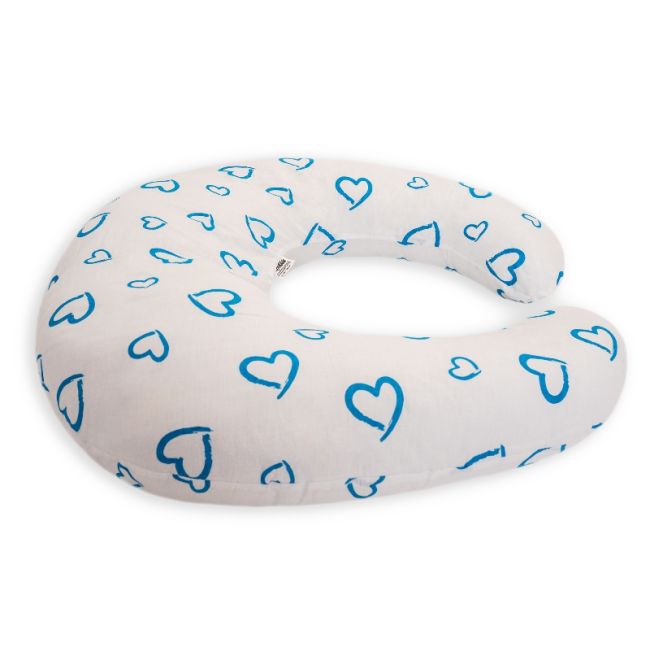 Perna De Alaptare Mica MyKids Inimi-Blue 00080662