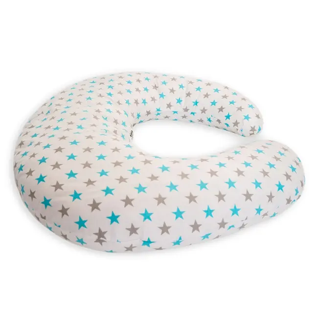 Perna De Alaptare Mica MyKids Stelute White Gray-Blue 00080660
