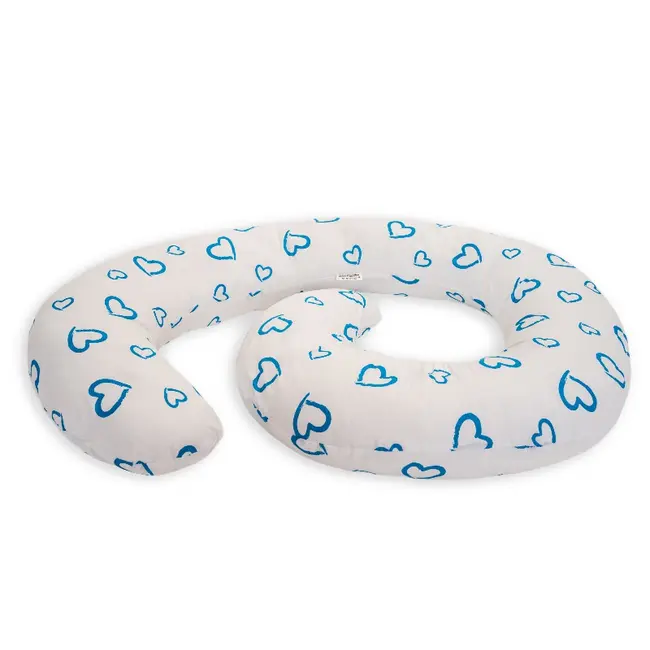 Perna De Alaptare Multifunctionala MyKids Inimi-Albastru 00080657
