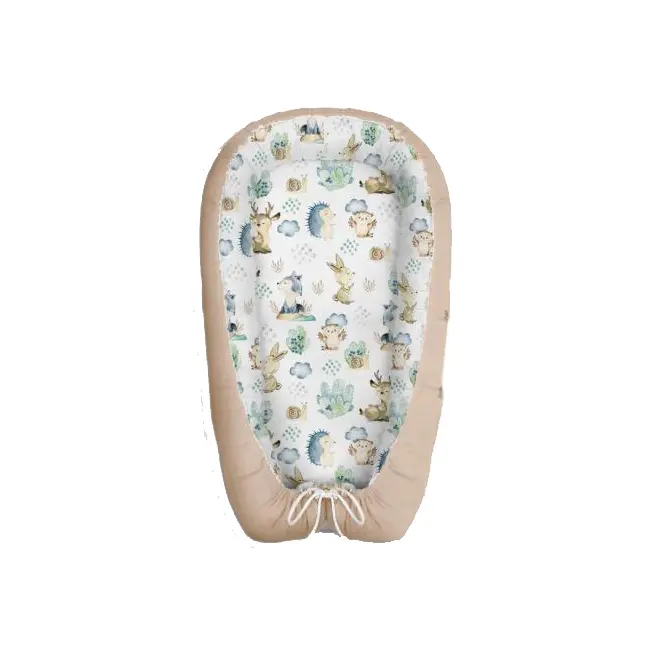 Baby Nest Klups Forest World C001 cu plapuma si perna 00081580
