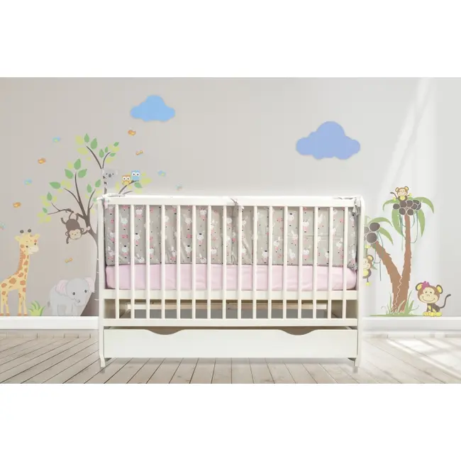 Lenjerie MyKids Dancing Bunny 4+1 Piese 120x60 00081159