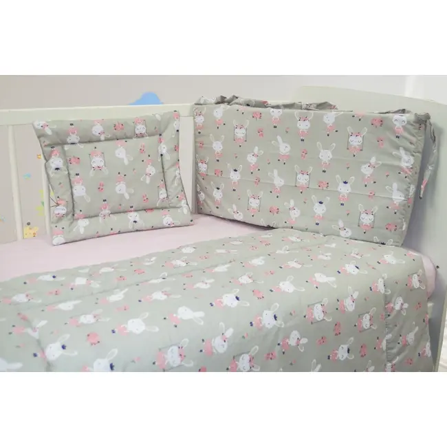 Lenjerie MyKids Dancing Bunny 4 Piese 120x60 00081160