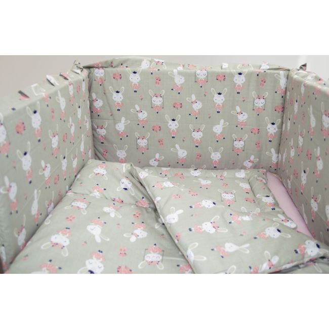 Lenjerie MyKids Dancing Bunny 4 Piese 120x60 00081160
