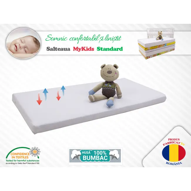 Saltea Fibra Cocos MyKids Standard II 120x60x08 (cm) 00009899