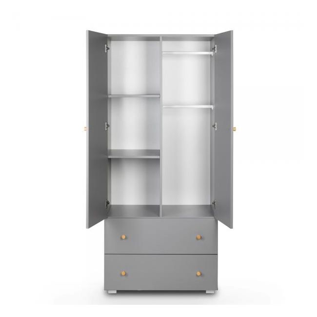 Dulap copii Klups Pauline Graphite Natur 00081406