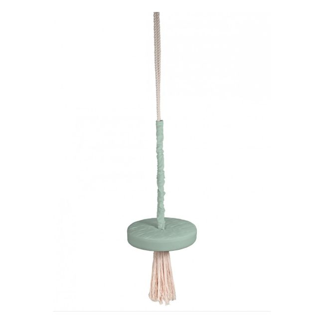 Leagan Din Lemn Si Spuma Pentru Copii Ringswing By Babysteps, Catifea Velvet Mint Pjb480242