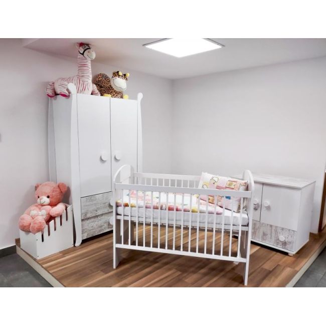 Lenjerie MyKids Mini Patratel Multicolor Girl 4 Piese 120x60 00086112