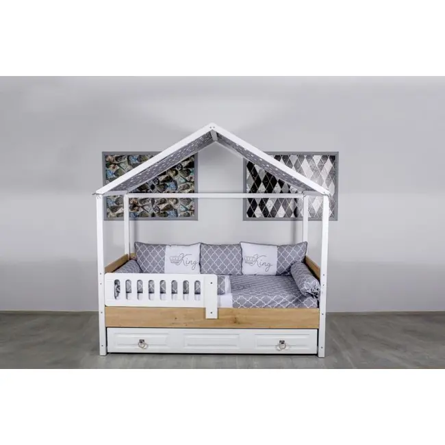 Lenjerie MyKids Montessori 8 Piese King KG102 95x195 cm 00081790