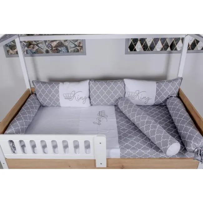 Lenjerie MyKids Montessori 8 Piese King KG102 95x195 cm 00081790