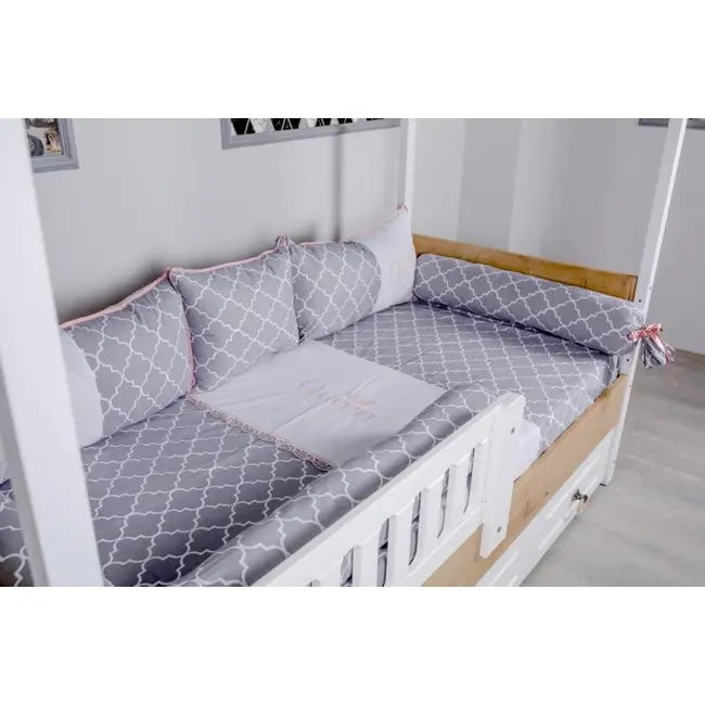 Lenjerie MyKids Montessori 8 Piese Queen QN121 95x195 cm 00081791