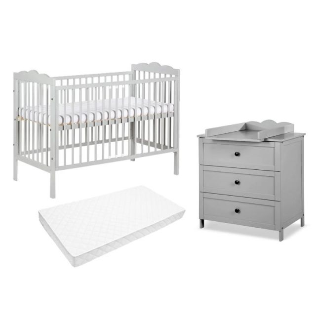 Mobilier camera copii si bebelusi Klups Oliver Grey 00080368