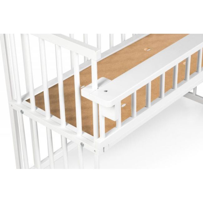 Patut copii lemn Klups Piccolino Alb 90x40 cm 00081726