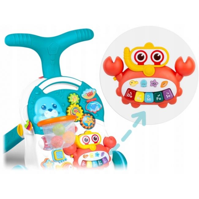 Antemergator educational 2 in 1 ricokids rk-810 alb cu albastru edeedi781000