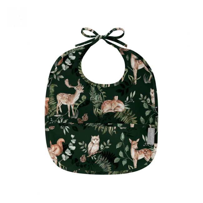 Bavetica Impermeabila Cu Buzunar, Reglabila, Animals Garden Dark Pjb486060