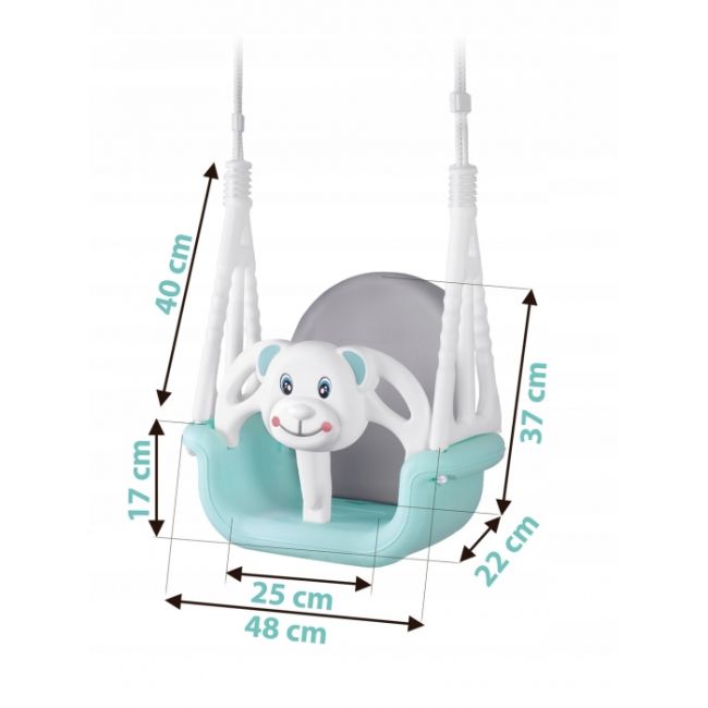Leagan de gradina ricokids ursulet 770100 - turcoaz edeedi770100