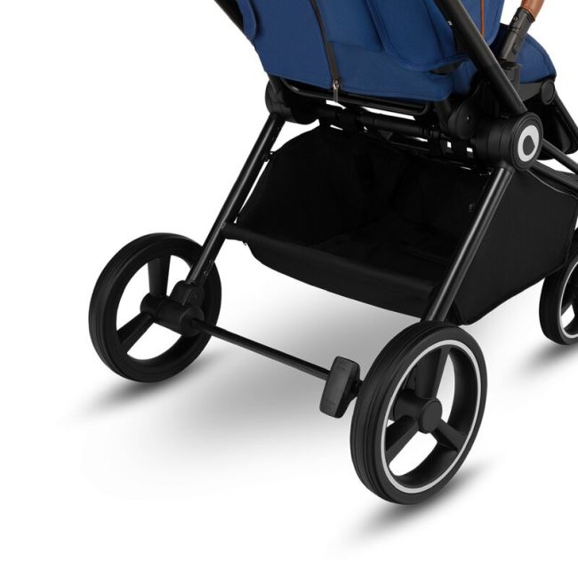 Lionelo - Carucior compact Mika, 2 in 1, Cadru din aluminiu, Cu landou intarit si salteluta moale, Reversibil, Maner ajustabil, Huse pentru picioare, Plasa de tantari, Husa de ploaie, Pana la 22 kg, Albastru BYNLO-MIKA_2IN1_BLUE_NAVY