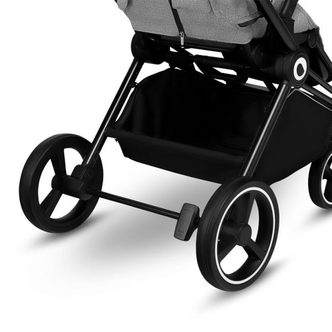 Lionelo - Carucior compact Mika, 2 in 1, Cadru din aluminiu, Cu landou intarit si salteluta moale, Reversibil, Maner ajustabil, Huse pentru picioare, Plasa de tantari, Husa de ploaie, Pana la 22 kg, Gri Deschis BYNLO-MIKA_2IN1_GREY_STONE