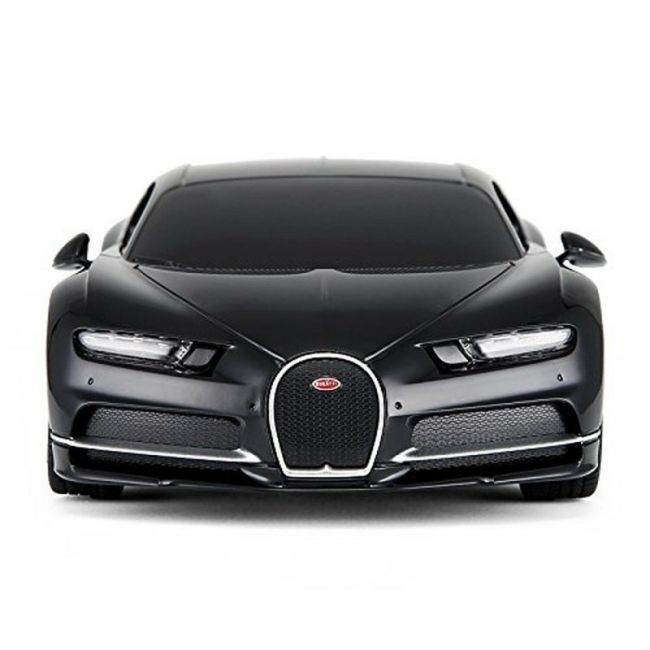 MASINA CU TELECOMANDA BUGATTI CHIRON NEGRU CU SCARA 1 LA 24 VIVRas76100_Negru