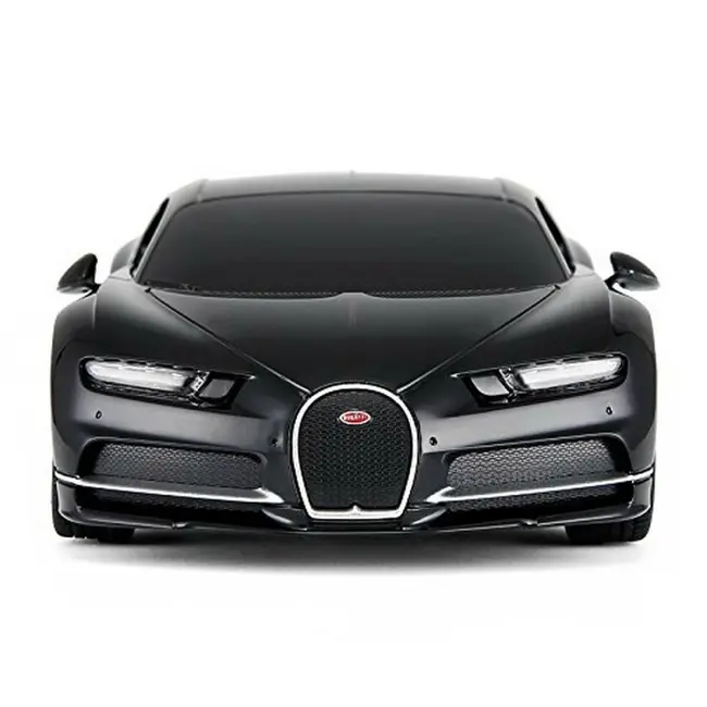 MASINA CU TELECOMANDA BUGATTI CHIRON NEGRU CU SCARA 1 LA 24 VIVRas76100_Negru