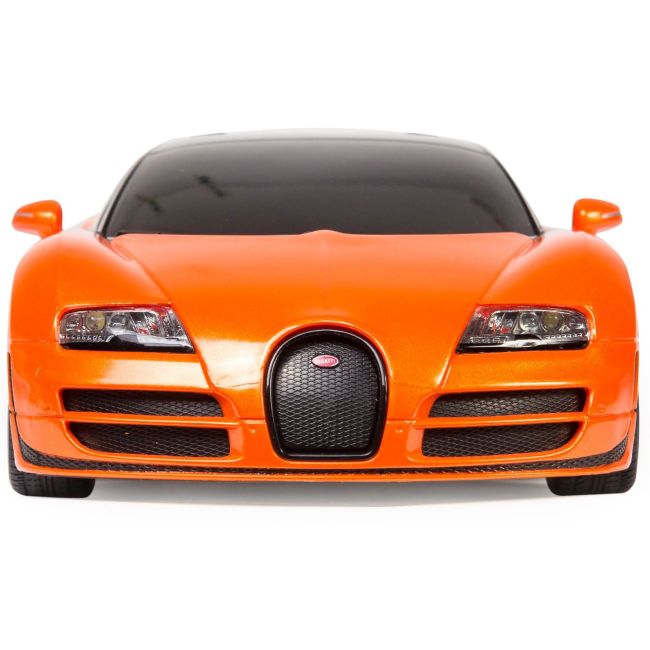 MASINA CU TELECOMANDA BUGATTI GRAND SPORT VITESSE PORTOCALIE CU SCARA 1 LA 18 VIVRas53900_Portocaliu