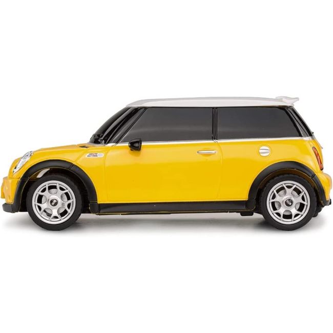 MASINA CU TELECOMANDA MINI COOPER GALBENA CU SCARA 1 LA 24 VIVRas15000_Galben