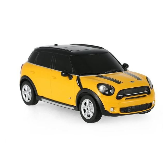 MASINA CU TELECOMANDA MINI COOPER S COUNTRYMAN GALBEN CU SCARA 1 LA 24 VIVRas71700_Galben