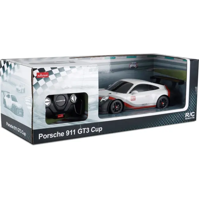 MASINA CU TELECOMANDA PORSCHE 911 GT3 CUP SCARA 1 LA 18 VIVRas59400