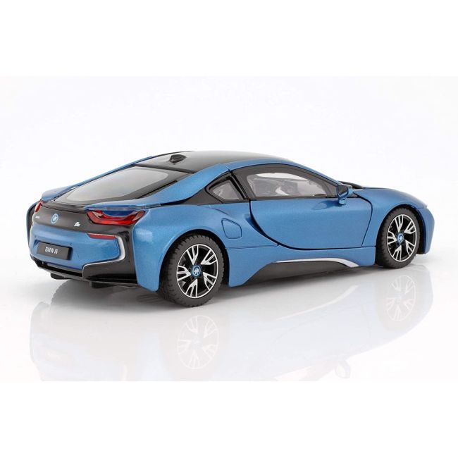 MASINUTA METALICA BMW I8 ALBASTRU SCARA 1 LA 24 VIVRas56500_Albastru